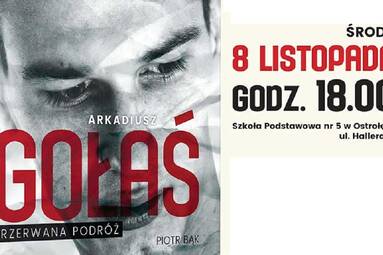 W środę w Ostrołęce premiera książki o Arkadiuszu Gołasiu