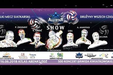 Mecz Gwiazd Siatkówki: All-Star Volley Show w Łodzi