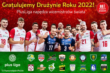 Reprezentacja Polski siatkarzy drużyną 2022 roku w Polsce! Napędza ją PlusLiga! [ZDJĘCIA]