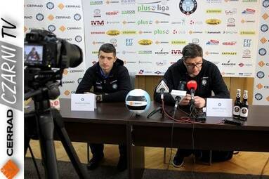CzarniTV: Konferencja prasowa przed meczem z Aluron Virtu Wartą Zawiercie
