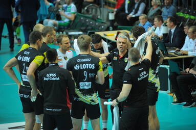 Wojciech Grzyb przed meczem LOTOS Trefl Gdańsk - Cerrad Czarni Radom