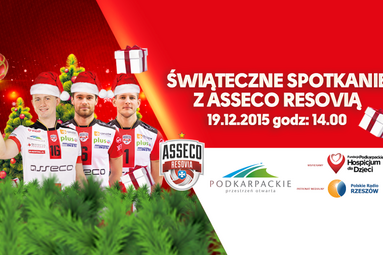 Świąteczne spotkanie z siatkarzami Asseco Resovii w Galerii Rzeszów
