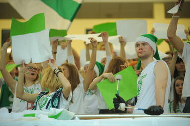 Dodatkowe trybuny w Arenie Ursynów na zakończenie 11. kolejki