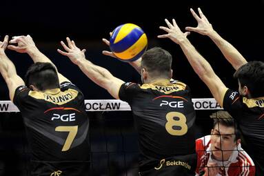PP 1/4 finału - PGE Skra Bełchatów - SMS PZPS Spała