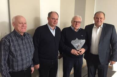 Podziękowania dla trenera Waldemara Wspaniałego