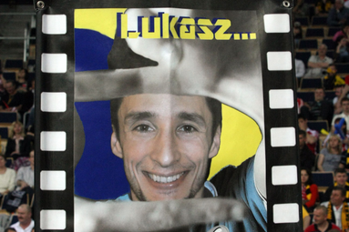 Łukasz Żygadło z Ferdinando de Giorgi w Nowym Urengoju