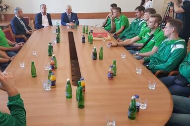 Marszałek województwa gościł siatkarzy Indykpol AZS Olsztyn