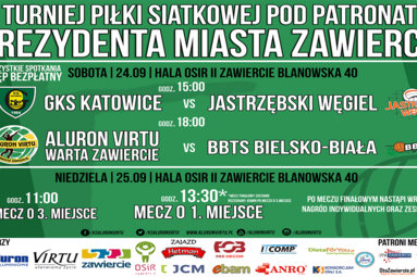 III Turniej Piłki Siatkowej pod patronatem prezydenta miasta Zawiercie