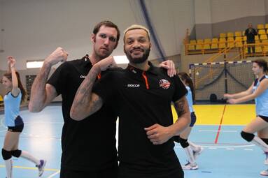 Młodzież w Żorach oczarowana gwiazdami Jastrzębskiego Węgla