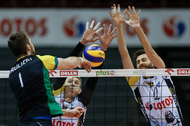 Wtorek z PlusLigą: GKS Katowice - LOTOS Trefl Gdańsk 3:2