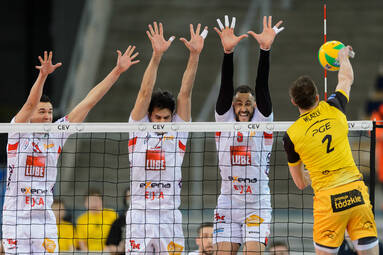 Liga Mistrzów: Cucine Lube Civitanova - PGE Skra Bełchatów 2:3