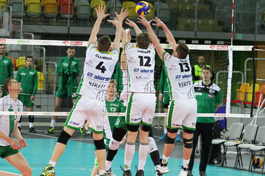 Baraże o PlusLigę: Aluron Virtu Warta Zawiercie - AZS Częstochowa 3:0 (3-1)