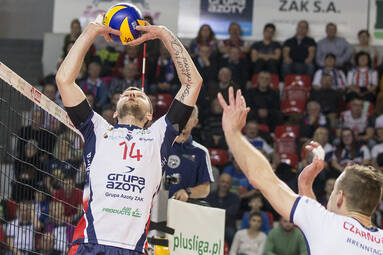 Grzegorz Pająk w Aluron Virtu Warcie Zawiercie