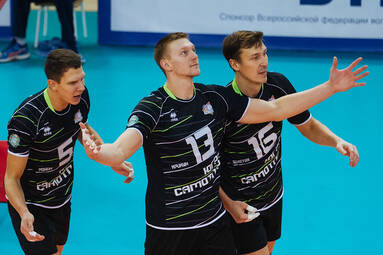 Oleg Krikun atakującym BBTS Bielsko-Biała