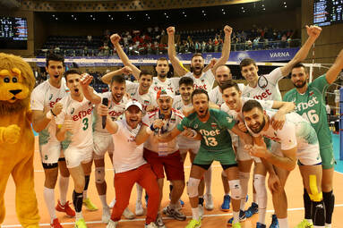 Towarzyski mecz Bułgarii i Belgii przed LOTTO EUROVOLLEY POLAND 2017