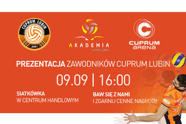 Oficjalna prezentacja zawodników i sztabu szkoleniowego Cuprum Lubin na sezon 2017/2018