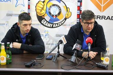 Konferencja prasowa przed meczem Dafi Społem Kielce - Cerrad Czarni Radom