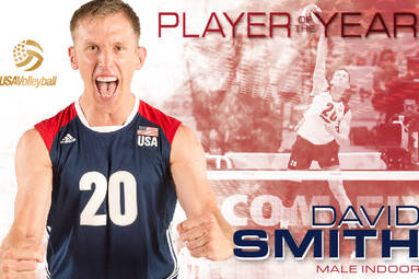 David Smith siatkarzem roku 2017 w USA