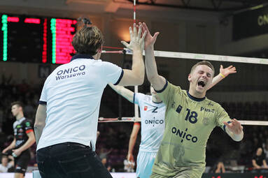 Puchar Polski 1/4 finału:  ONICO Warszawa - Jastrzębski Węgiel 3-2