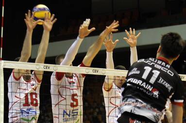 Puchar CEV: Vojvodina NS Seme Nowy Sad - Asseco Resovia Rzeszów 1:3