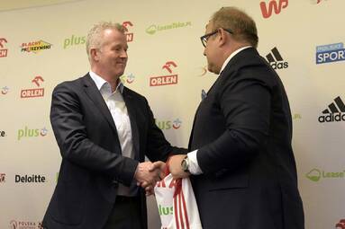 Konferencja prasowa trenera reprezentacji Polski i prezesa PZPS