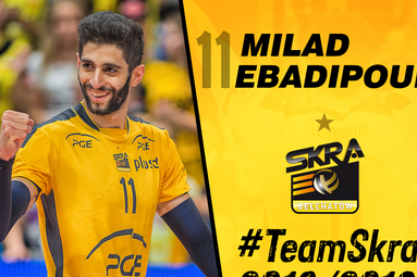 Milad Ebadipour zostaje w PGE Skrze