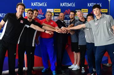 Konferencja prasowa przed Siatkarską Ligą Narodów w Katowicach i Krakowie