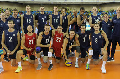 Reprezentant USA przyjmującym MKS-u