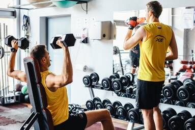 Siłownia, hala i… bieganie