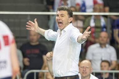 Siatkarze ZAKSY wylewają pot na treningach