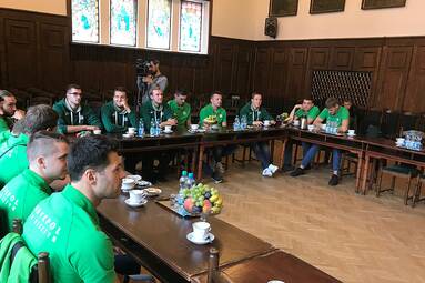 Indykpol AZS z wizytą u Prezydenta Olsztyna