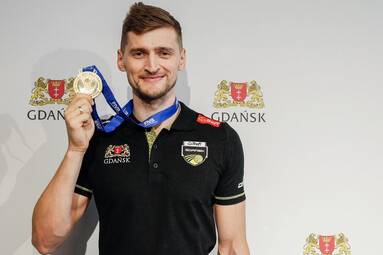 Piotr Nowakowski przywitany w Gdańsku