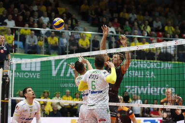 Piątek z PlusLigą: Aluron Virtu Warta Zawiercie - Cuprum Lubin 3:1