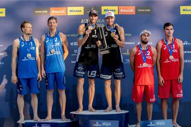 Polski medal na plaży w Ostrawie