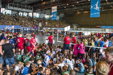 Ceremonia otwarcia Ogólnopolskich Mistrzostw w Minisiatkówce im. Marka Kisiela o Puchar Kinder+Sport