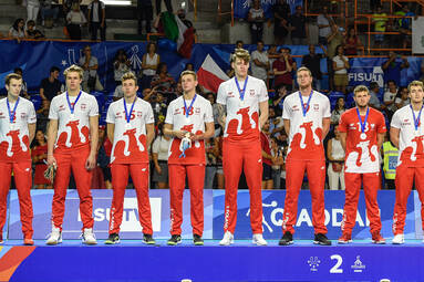 Srebrny medal reprezentacji Polski na 30. Letniej Uniwersjadzie w Neapolu
