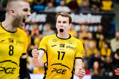 Piotr Orczyk przyjmujący, który imponuje spokojem