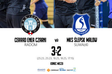 Sparingowie granie Cerradu Enei Czarnych oraz MKS-u Ślepska Malow