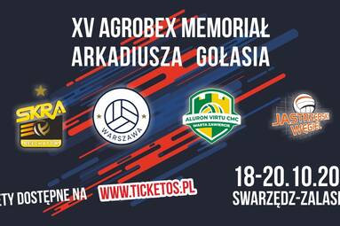 XV Agrobex Memoriał Arkadiusza Gołasia: Projekt Warszawa i Aluron Virtu CMS Zawiercie w finale