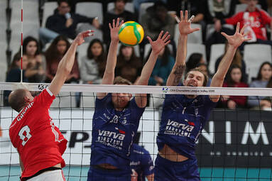 Wtorek z CEV Ligą Mistrzów: Benfica Lizbona - VERVA Warszawa ORLEN Paliwa 3:1