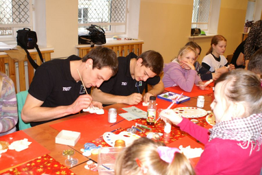 Siatkarze Farta robili świąteczne ozdoby