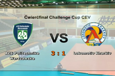 AZS Politechnika Warszawska - Lokomotiw 3:1