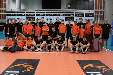 Wyjątkowi goście na treningu Jastrzębskiego Węgla