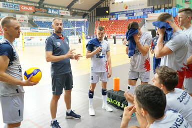 Grupa Azoty ZAKSA Kędzierzyn-Koźle - GKS Katowice 3:1 w sparingu