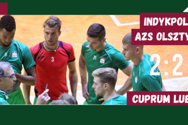 Indykpol AZS Olsztyn - Cuprum Lubin 2:2 w sparingu