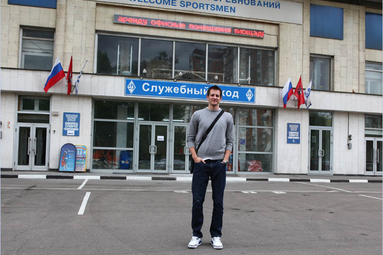 Bartosz Kurek w Moskwie