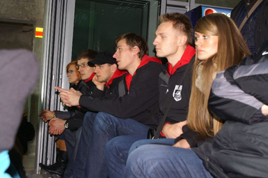 Effector kibicował piłkarzom Korony