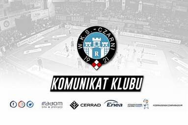 Komunikat radomskiego klubu w sprawie zakażenia koronawirusem