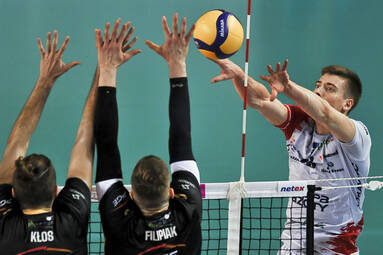 Grupa Azoty ZAKSA Kędzierzyn-Koźle górą w polskim starciu z PGE Skrą Bełchatów w CEV Lidze Mistrzów