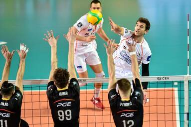 LM: PGE Skra Bełchatów - Lindemans Aalst 3:0